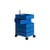 Caisson à roulettes 360° bleu / 5 tiroirs - 35 x 46 cm x H 60 cm - Magis