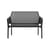 Banc avec dossier Net noir / Empilable - L 116 cm - NARDI