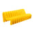 Canapé droit Extra Bold Sofa tissu jaune / 3 places - L 224 cm (12 tubes) - Moustache