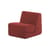 Poltroncina Galeotta tessuto rosso / Poltrona trasformabile - Riedizione del 1968 - Zanotta