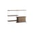 Regal Shelving System – s.115.2.C holz braun / B 162 x H 115 x Prof. 35 cm - MOEBE