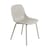 Stuhl Fiber OUTDOOR plastikmaterial grau / Recycelter Kunststoff - Muuto