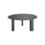 Table basse Tubes Large métal noir / Ø 70 x H 29,5 cm - Serax