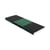 3 Fold Floor cushion textile green / Ottoman & daybed - 195 x 70 cm - Hay