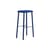 Sgabello bar Bird tessuto blu / Altezza 75 cm - Imbottito - raawii