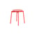 Fromme Stackable stool metal red / Aluminium - Petite Friture