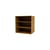 Wandablage Montana Mini 1004 holz braun / 3 Regale - 35 x 35 x T 25 cm - MONTANA