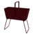 Blumenkasten Basket metall violett hoch - Ø 70 X H 84 cm - Fermob