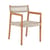 Jack Woven Outdoor Dining chair wood synthetic fiber beige / Rope - Ethnicraft