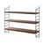 Etagère String® Pocket Noyer & noir / L 60 x H 50 cm - Réédition 1949 - String Furniture