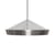 Sospensione Unbeaten Flat LED metallo argento / Ø 56,5 x H 21 cm - Tom Dixon