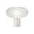 Tischleuchte Teresa Frozen plastikmaterial weiß / Ø 50 x H 43 cm - Recycelt - Kartell