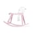 Cheval à bascule Arion Pink cuir bois rose / H 180 cm - Pièce unique signée numérotée / Modèle d'expo - Moooi