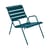Lounge Sessel Monceau metall blau / stapelbar - Fermob