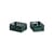 Lot de 2 paniers Colour Crate MINI plastique vert / 17 x 13 cm - Recyclé - Hay