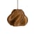 Suspension Soft Serve 03 marron / Ø 37 x H 30 cm - CRÈME ATELIER