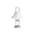 Mousqueton Wireless rechargeable outdoor lamp metal white / Outdoor - Hay