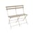 Banquette Bistro métal beige / Pliante - 2 places / L 88 cm - Fermob