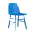 Chaise Form plastique bleu / Pieds métal - Normann Copenhagen