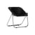 Fauteuil pliant Plona cuir noir / Cuir - Giancarlo Piretti, 1970 - ANONIMA CASTELLI