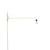 Applique con presa Petite Potence metallo bianco / Jean Prouvé (1947) - L 104 cm - Vitra
