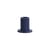 Portacandela Tube Small ceramica blu / H 5 cm - Ceramica - Hay
