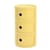 Rangement Componibili Bio plastique jaune (1968) / 3 tiroirs - Matériau naturel & biodégradable - Kartell