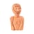 Skulptur Magna Graecia - Bust man keramik orange / Bust Man - H 45 cm - Seletti
