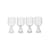 Set de 4 verres à vin Rooftop / 390 ml - Pols Potten