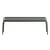 Banc Week-End métal vert / Aluminium - L 156 cm - Petite Friture