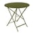 Klapptisch Bistro metall grün /Ø 77 cm - 3/4 Personen - Loch für Sonnenschirm - Fermob