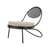 Poltrona imbottita Copacabana metallo nero / Mathieu Matégot, 1955 - Gubi