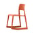 Sedia impilabile Tip Ton RE materiale plastico arancione / Riciclato - Inclinabile ed ergonomico - Vitra