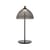 Pumo LED Table lamp plastic material grey / Recycled - Kartell