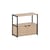 Regal UNIT 2 metall schwarz / H 75 cm x B 84 cm - 2 Türen - TIPTOE