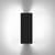  Wall light metal black with a dual LED swivelling panel / Charlotte Perriand, 1962 - Nemo