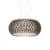 Sospensione Caboche Plus materiale plastico grigio Large / LED  - My Light Tunable (Bluetooth) / Ø 70 cm - Foscarini