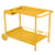 Carrello/tavolo d'appoggio Luxembourg metallo giallo / Alluminio - Fermob