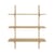 Étagère PI bois naturel / 3 étagères - Chêne massif / L 100 x H 126 cm - Ethnicraft