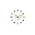 Orologio murale Ball Clock legno multicolore / By George Nelson, 1948-1960 / Ø 33 cm - Vitra