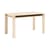 Table rectangulaire Tuck bois naturel / 134 x 75 cm - Rangement sous plateau - KARUP