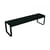 Bellevie Bench metal black L 161 cm - 4 seaters - Fermob