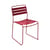 Chaise empilable Surprising métal rouge - Fermob