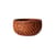 Coppa Carved Medium legno marrone / Ø 15 x H 8 cm - Intagliato a mano - HK LIVING