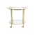 Carrello Gold vetro oro trasparente metallo / Metallo & vetro - Bloomingville