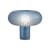 Lampada da tavolo Teresa Frozen materiale plastico blu / Ø 50 x H 43 cm - Riciclato - Kartell