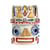 Vaso Sicily 2 ceramica multicolore / Ø 27 x H 34,5 cm - Dipinto a mano - Serax