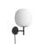 Lantern Wall light with plug glass white / Ø 25 cm - NEW WORKS