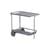 Ablage Week-end metall grau / Aluminium - Rollen - Petite Friture