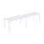 Monceau XL Bench metal white L 160 cm / 3 to 4 seaters - Fermob